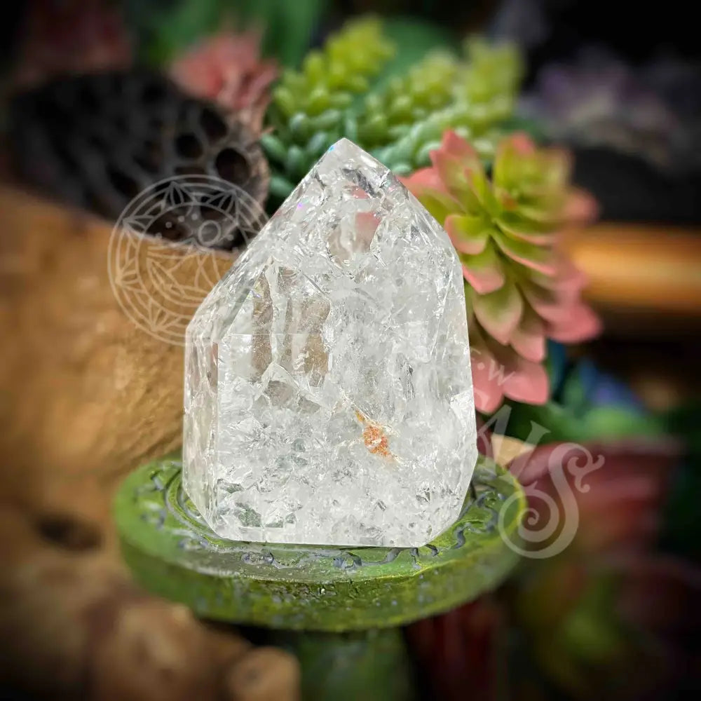 Crackle Quartz Tower -B625 B625-Crkle Qtz Crystals -