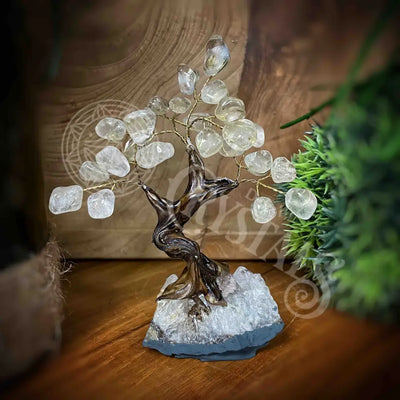 Crystal Tree - Of Life Money Feng Shui Multi Choice 5.0’ 5.9’ Clear Quartz Accessories Trees