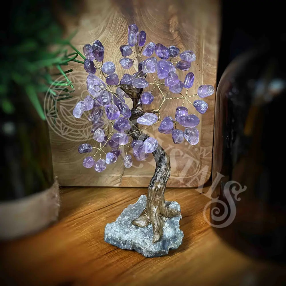 Crystal Tree - Of Life Money Feng Shui Multi Choice 8.5-9.5’ Amethyst Accessories Trees