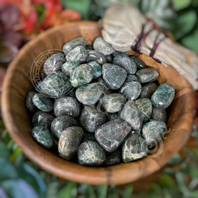 Tumble - Diopside 0.5’ 1.25’ Crystals Tumbled