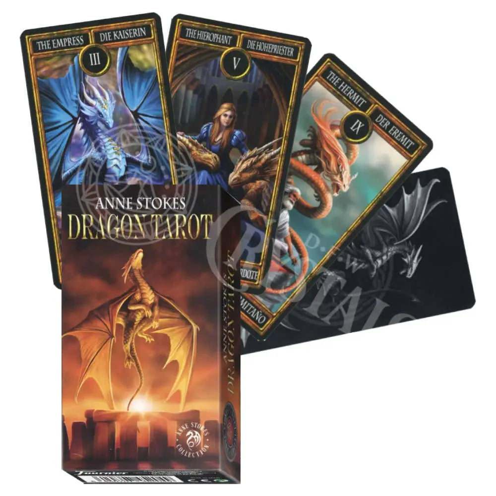 Dragon Tarot By Anne Stokes Decks -