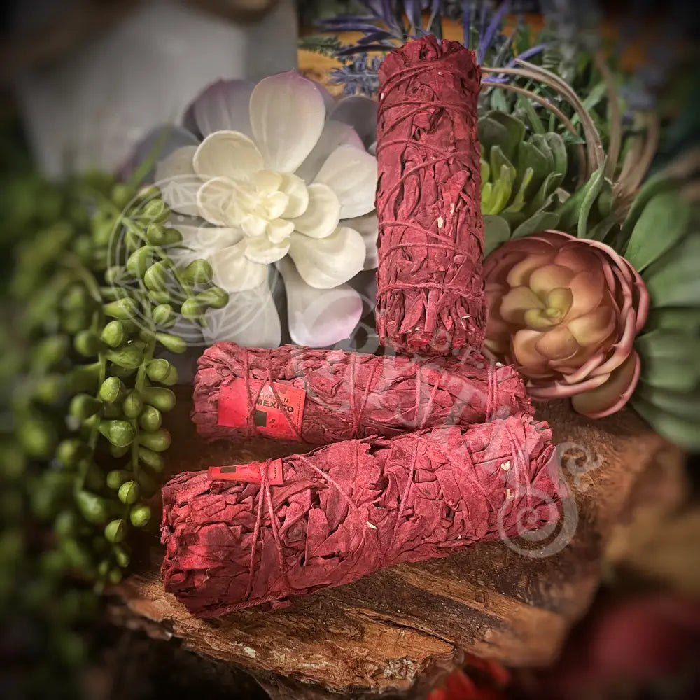 Dragon’s Blood Sage 4’ Meditation - Self Care Smudge Stick