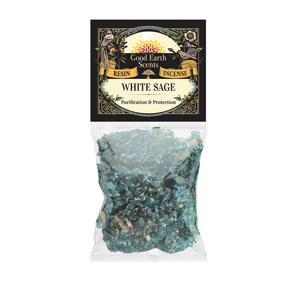 White Sage Resin Incense Pack (1 oz.)