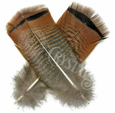 Feather - Turkey Multi Choice W109-Bronze Meditation Self Care