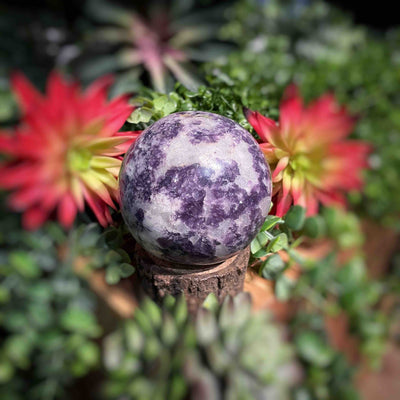 Lepidolite - Sphere 3"