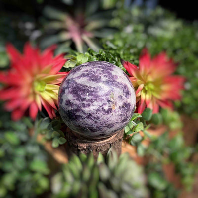 Lepidolite - Sphere 3"