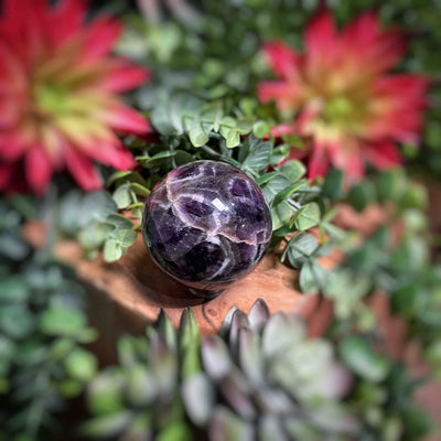 Chevron Amethyst - Spheres 1.6" - 2"