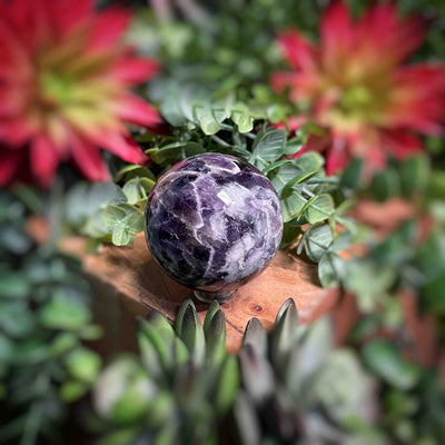 Chevron Amethyst - Spheres 1.6" - 2"