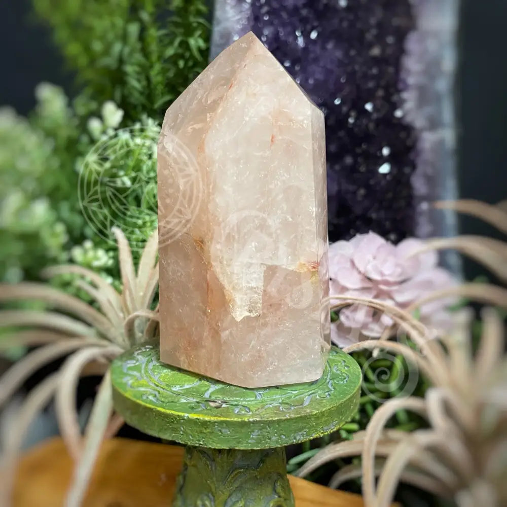 Tower Point Obelisk - Fire Quartz 4.1 Crystals