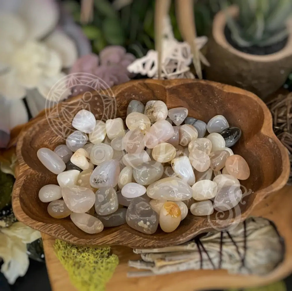 Tumbled - Flower Agate 0.2 0.75 Crystals