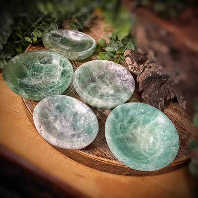 Bowl Offering Soap Dish- Fluorite