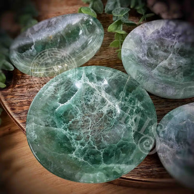 Bowl Offering Soap Dish- Fluorite