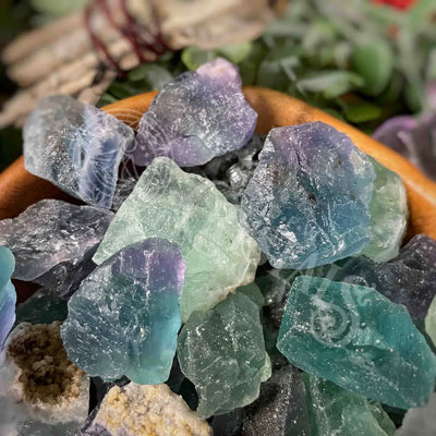 Raw - Fluorite Multi Choice 0.75’ 1.5’ Crystals