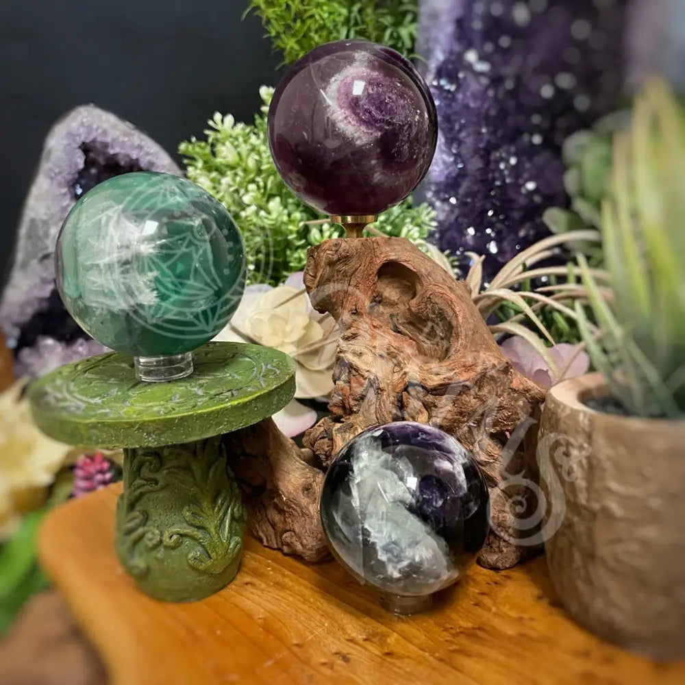 Sphere - Fluorite Multi Sizes Crystals