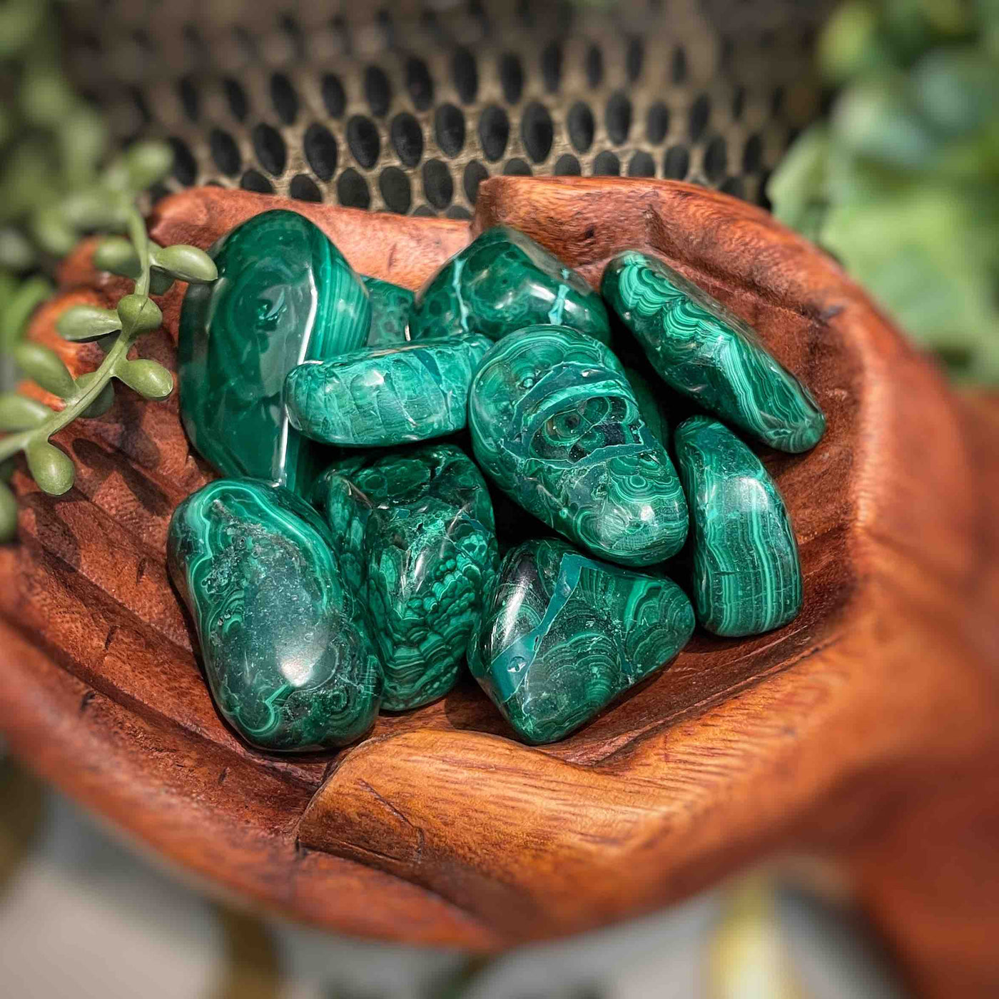 Malachite - 1.5 - 2.5" - Tumbled