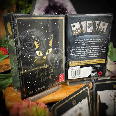 Golden Black Cat Tarot - 5.40’ X 3.75’ Decks