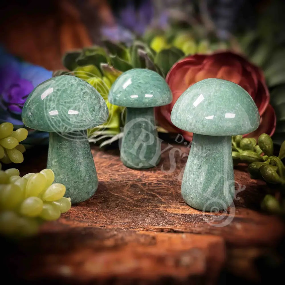 Mushroom - Green Aventurine 1.75 2’ Crystals