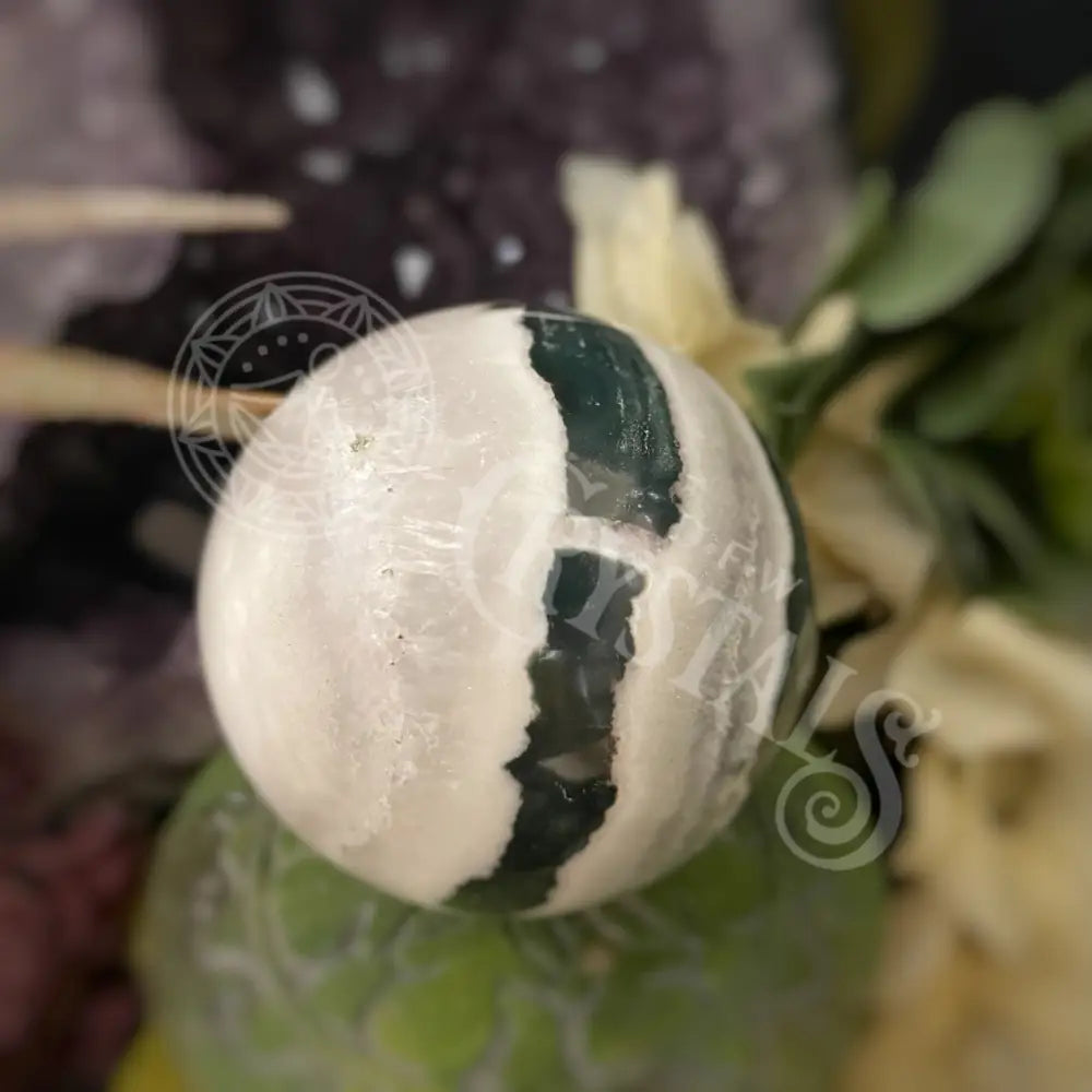 Sphere - Green Zebra Sardonyx 1.8 2.0 O