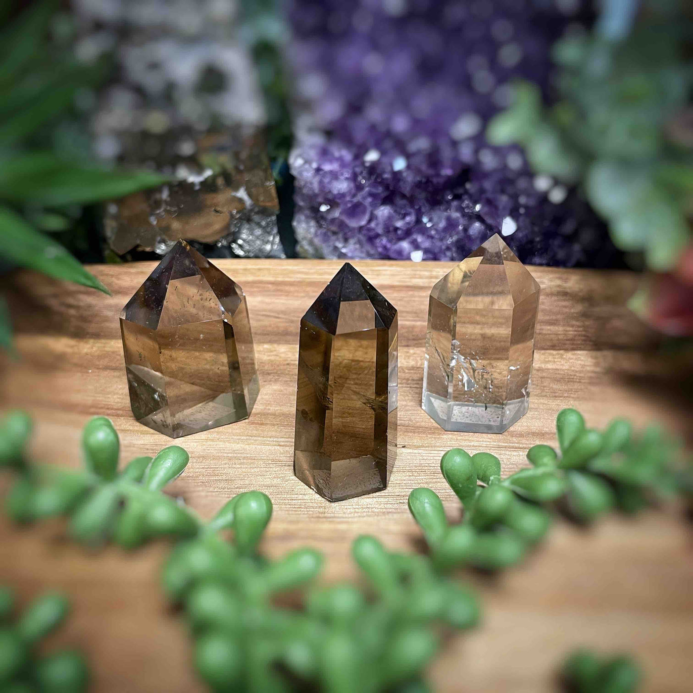 Smoky Quartz - Points/Towers/Obelisks - Set 3