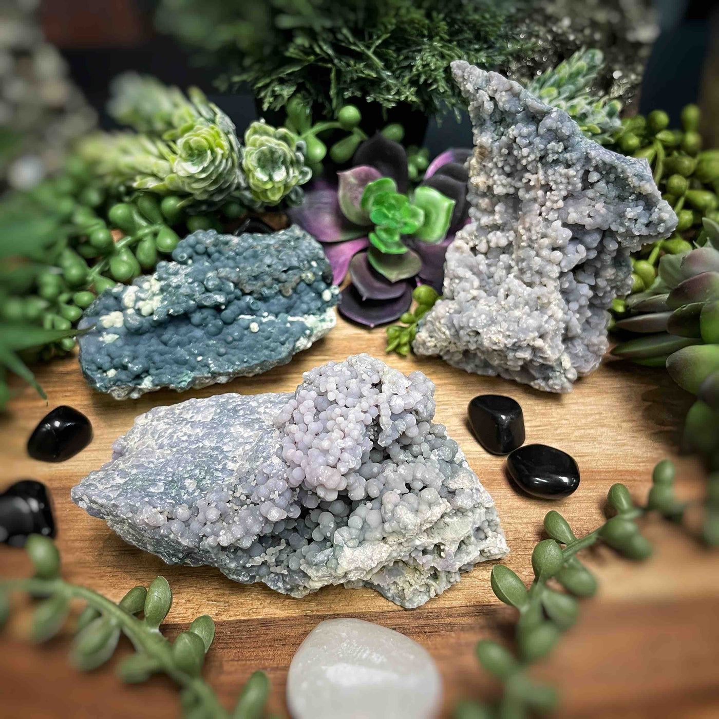 Grape Agate - Specimen - Set 6
