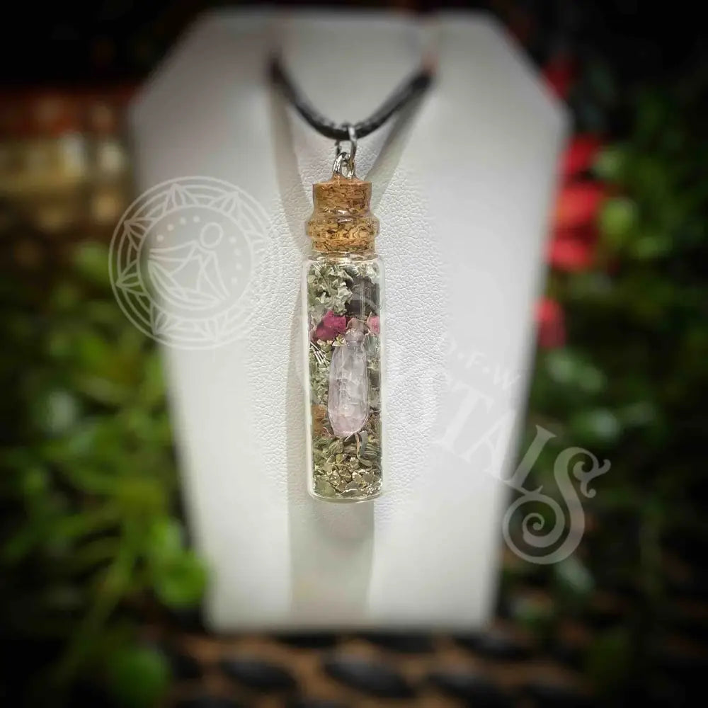 Intention Jar Necklace - Set 1 5 Kunzite