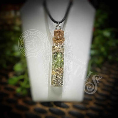 Intention Jar Necklace - Set 2 16 Olivine