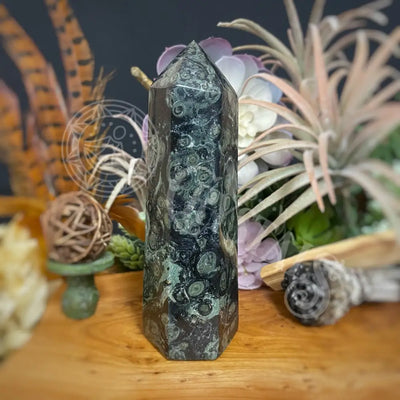 Tower Point Obelisk - Kambamba Jasper Multi Choice A 6.0 Crystals