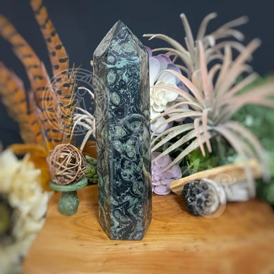 Tower Point Obelisk - Kambamba Jasper Multi Choice B 7.0 Crystals