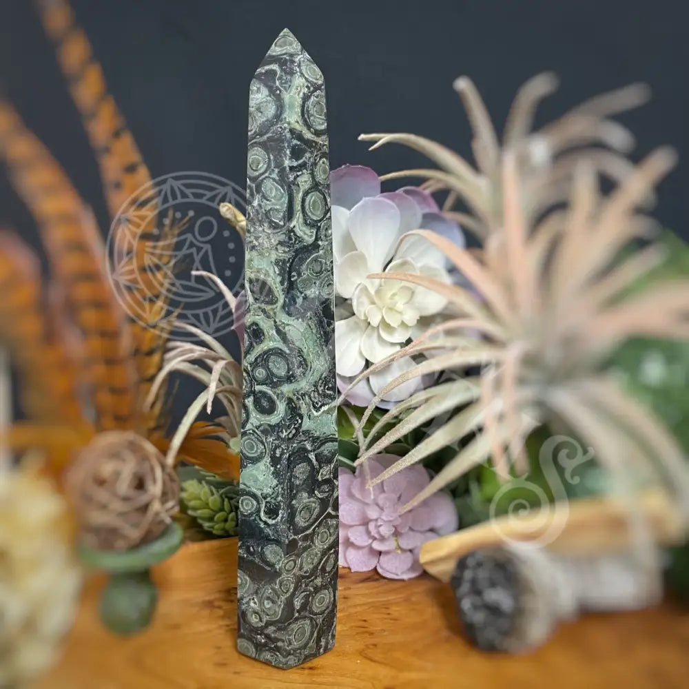 Tower Point Obelisk - Kambamba Jasper Multi Choice C 8.0 Crystals