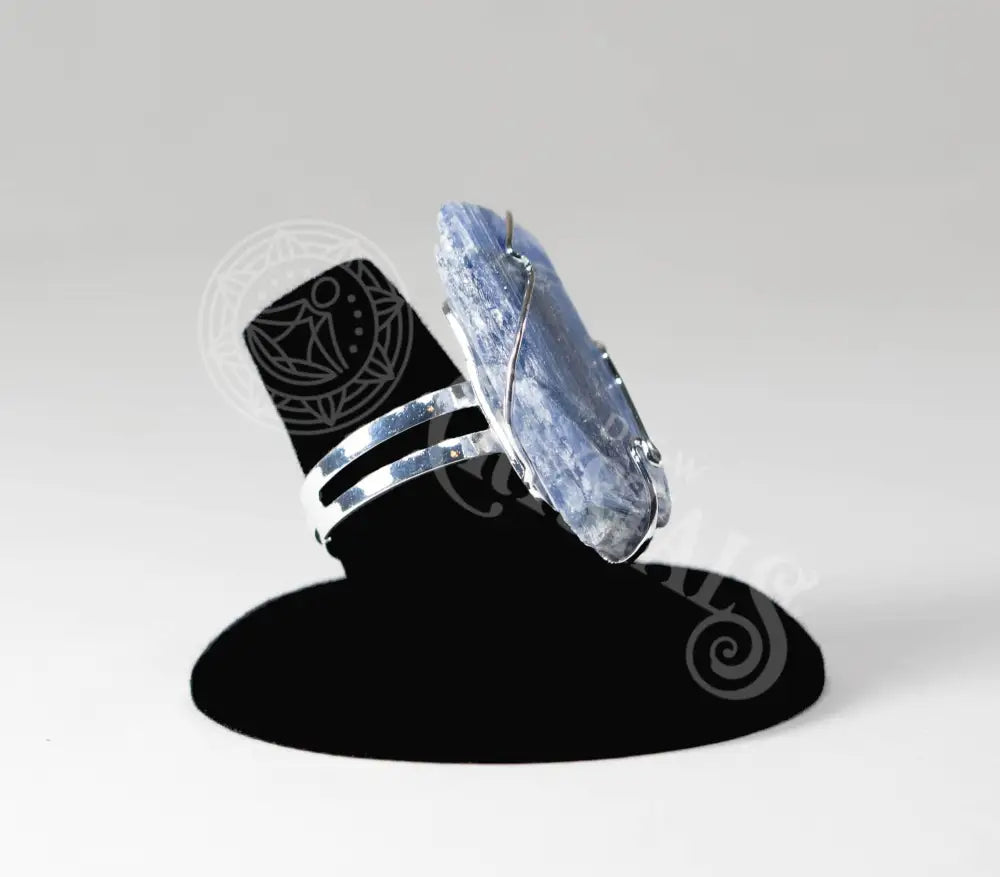 Kyanite Ring - Adjustable Silver Jewelry