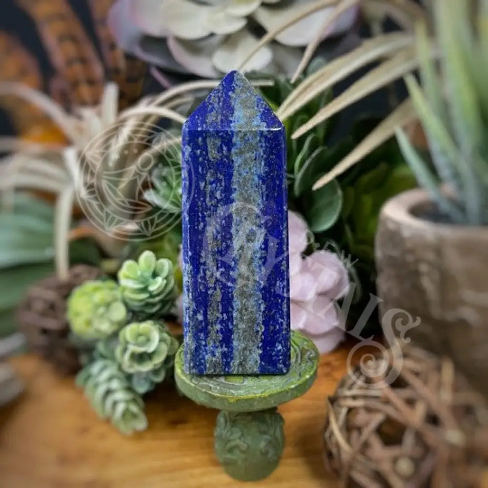 Tower Point Obelisk - Lapis Lazuli 1.5 3.25 E Crystals