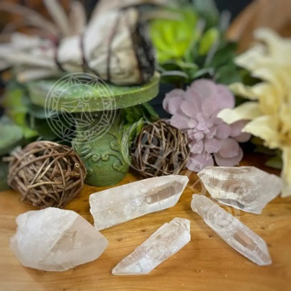 Tower Point Obelisk - Lemurian Quartz Points Large Crystals