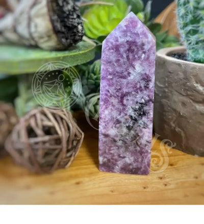 Tower Point Obelisk - Lepidolite Multi Sizes C Crystals