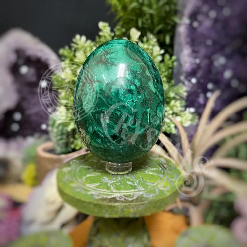 Eggs - Malachite Multi Sizes G Crystals