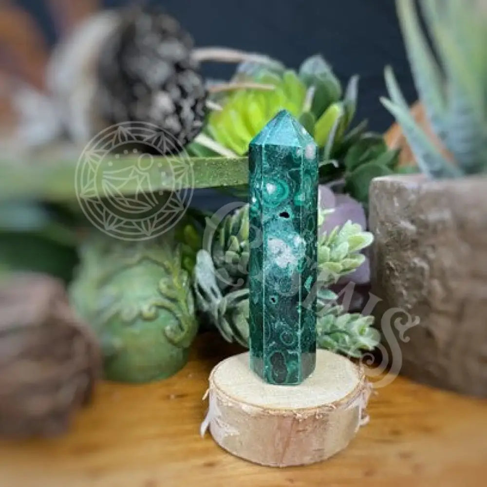 Tower Point Obelisk - Malachite Multi Choice A Crystals