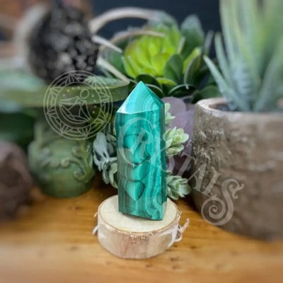 Tower Point Obelisk - Malachite Multi Choice B Crystals