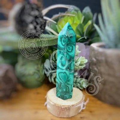 Tower Point Obelisk - Malachite Multi Choice C Crystals