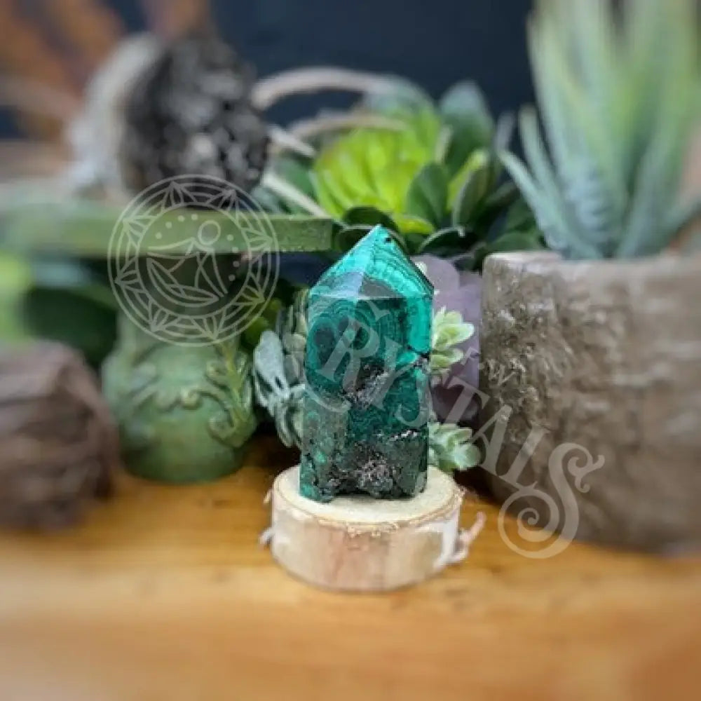 Tower Point Obelisk - Malachite Multi Choice D Crystals