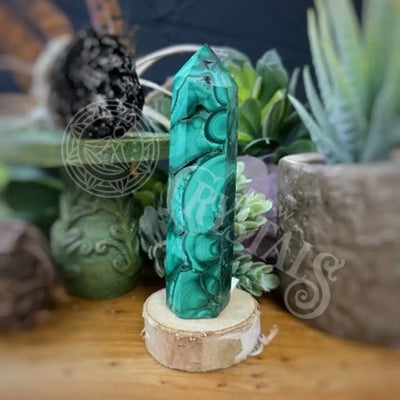 Tower Point Obelisk - Malachite Multi Choice E Crystals