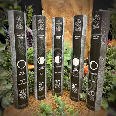 Moon Vibes Incense - 30Pk With Ash Catcher Multiple Options