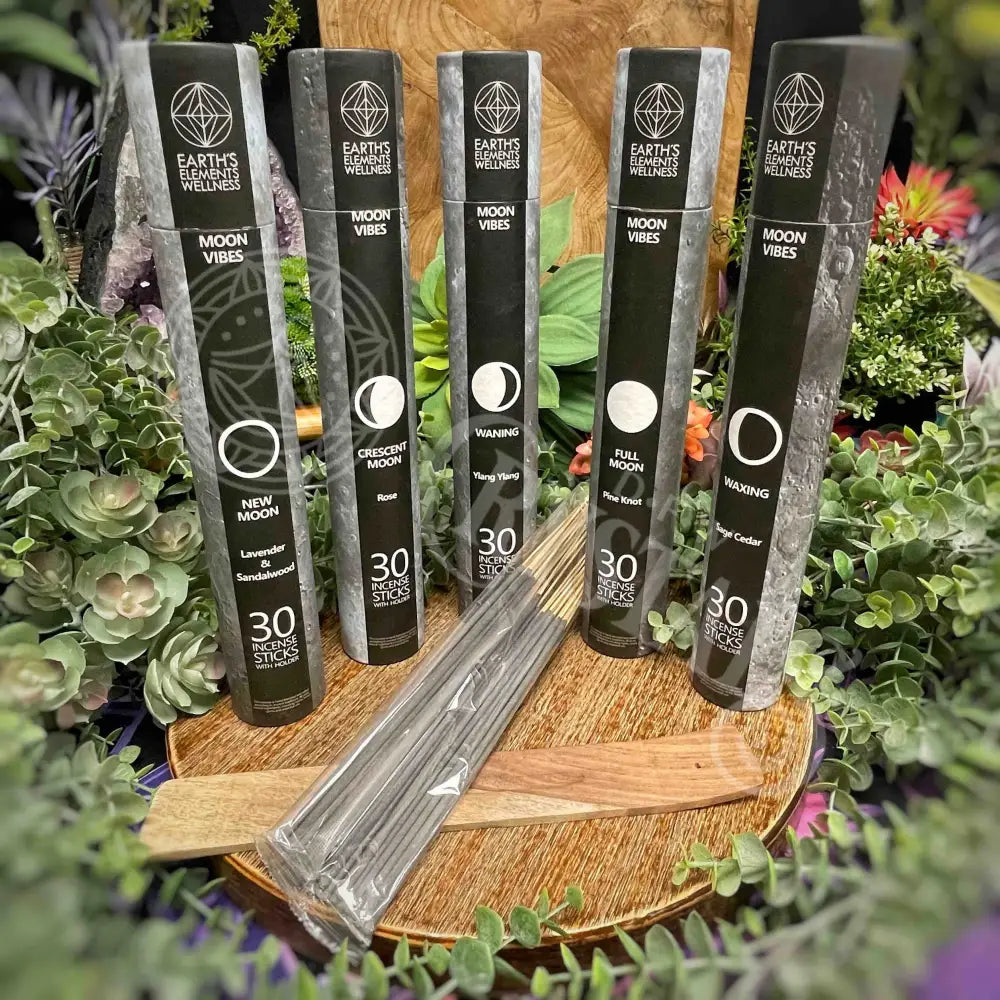 Moon Vibes Incense - 30Pk With Ash Catcher Multiple Options