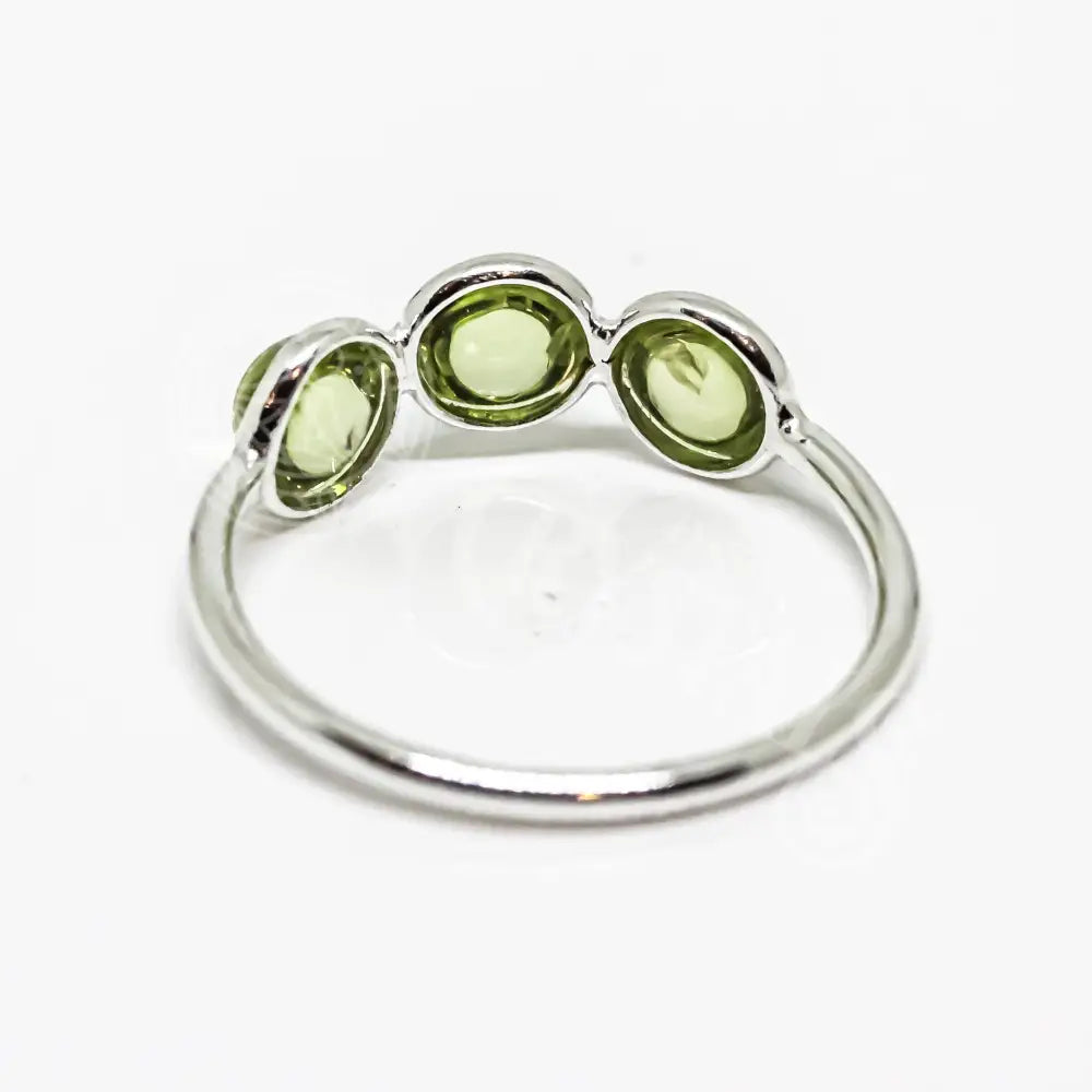 Peridot Ring Sterling Silver 925: 6