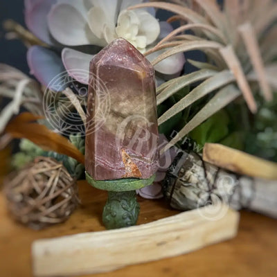 Tower Point Obelisk - Petrified / Fossilized Wood 2.25 2.9 F 2.8 Crystals