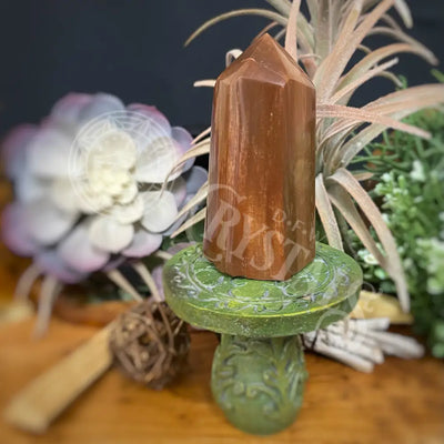 Tower Point Obelisk - Petrified / Fossilized Wood 3.0 3.6 F 3.5 Crystals