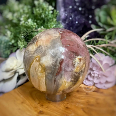 Sphere - Petrified / Fossilized Wood Multi Choice A Crystals