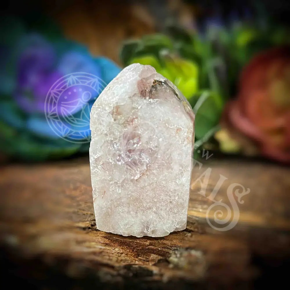 Tower Point Obelisk - Pink Amethyst 1.4’ 1.6’ Multi Choice B569 H X 0.8’ W Crystals