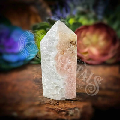 Tower Point Obelisk - Pink Amethyst 2.0’ 2.2’ Multi Choice B564 2.1’ H X 0.8’ W Crystals