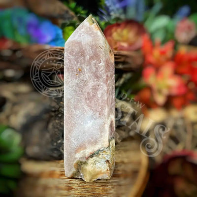 Tower Point Obelisk - Pink Amethyst 4.0’ Multi Choice B538 4’ H X 1.4’ W Crystals Tumbled