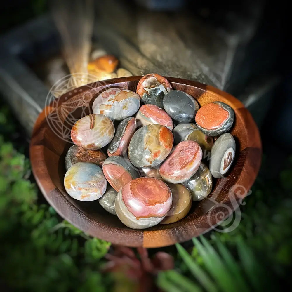 Polychrome Jasper - Palm Stone Small Crystals