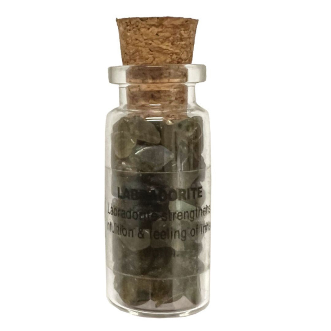 Gemstone Bottle - Labradorite